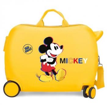 Maleta Infantil Disney Mickey 3D Amarilla