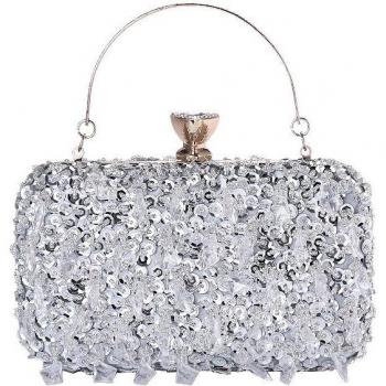 Bolso de Boda Hecho a Mano con Cadenas para Teléfono