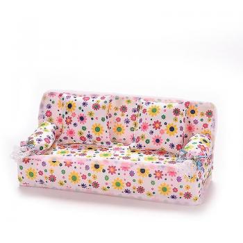 Set de Sofá de 3 Piezas para Barbies