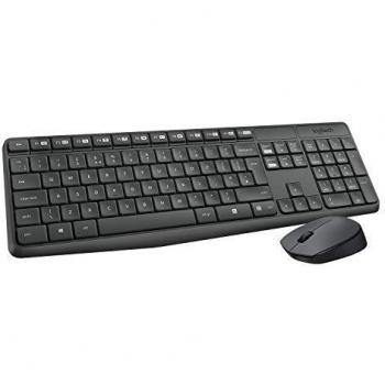 Logitech MK235 Combo Tastiera e Mouse Wireless per Windows, Layout Tedesco QWERTZ