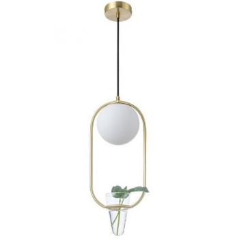 Lámpara Colgante Metal y Cristal Moonlight Puncak ILUZZIA