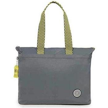 Kipling Chika, Bolso para Mujer, Carbon Oscuro (Gris), L