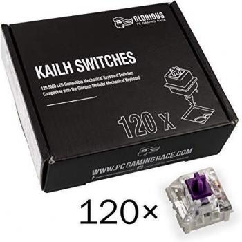 Interruttori meccanici Kailh PRO Viola Glorious PC Gaming Race (120 pezzi)