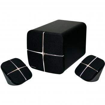 Mediacom DT420 2.1 Channels 24W Black Computer Speaker Set (with Amplifier, Integrated)