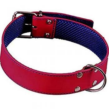 Collar de Cuero Rojo para perros Arppe