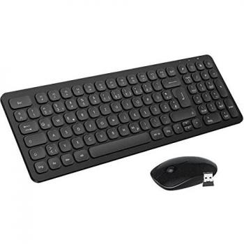 Set Tastiera e Mouse Wireless 2.4GHz