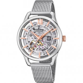 Reloj De Mujer Festina Automatic Skeleton F20627/1