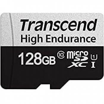Transcend TS128GUSD350V High Endurance MicroSD Card da 128 GB