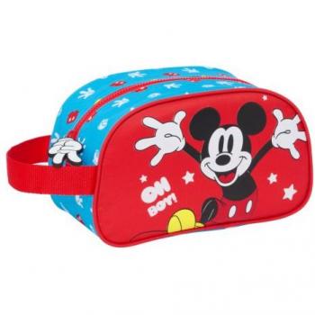 SAFTA NECESER REDONDO ASA ADAPT CARRO MICKEY MOUSE FANTASTIC 12x26x15 Cms