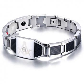 Pulsera Carbon 12MM Hombre