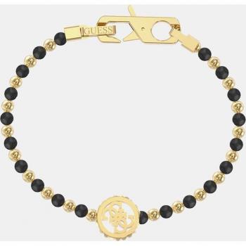 Pulsera de acero inoxidable Guess para hombre, dorada y negra