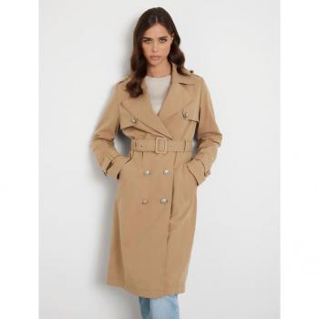 Trench Clásico Beige Guess Jade para Mujer
