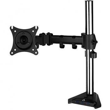 ARCTIC Z1 Pro (Gen 3) – Braccio di Supporto Singolo da Scrivania per Monitor con USB 3.0, Inclinabile e Ruotabile per Schermi e Televisori a 34/38 Ultrawide fino a 15 kg, Altezza Regolabile – Nero