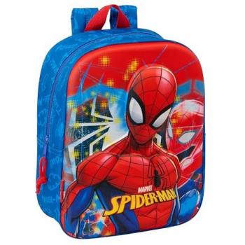 Mochila Escolar Spider-Man 3D 22x27x10 cm