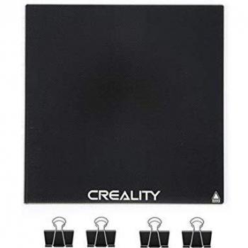 Creality Ender 3 Piatto in Vetro Temperato con 4 Clips