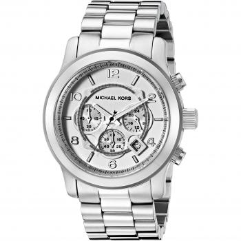 Reloj Michael Kors Mk8086 50mm Hombre – Correa de Acero Inoxidable Plateado