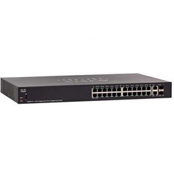 Cisco SG250X-24 Smart Switch con 24 porte Gigabit Ethernet (GbE) e 4 porte 10 Gigabit Ethernet combinate SFP+ (SG250X-24-K9-EU)