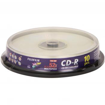 CD‑R Fujifilm 80 mm – confezione da 10 pezzi