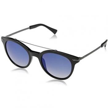Police SPL141 Gafas de Sol Azul y Negro Brillante para Hombre