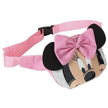 Riñonera Minnie Mouse Plateada 33 cm