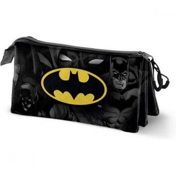 Estuche Triple Batman Caped DC Comics, Negro