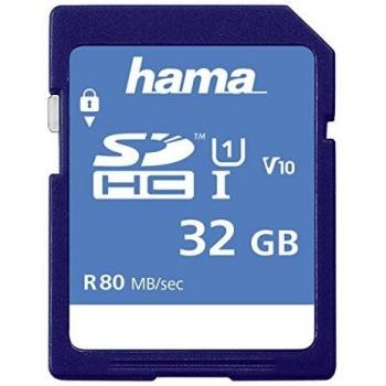 Hama SDHC 32GB UHS-I Classe 10 Memoria Flash