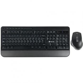 Tastierino NGS Spell Kit Negrone Spagnolo Qwerty Transparent