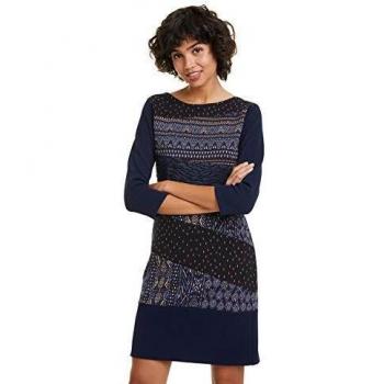 Vestido Desigual Rina, Negro (Negro 2000), X-Large para Mujer