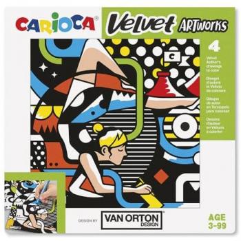 Pack Carioca Terciopelo: 4 Ilustraciones Coloreables
