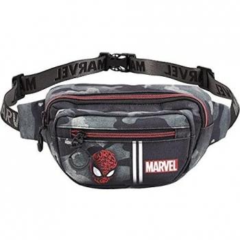 KARACTERMANIA Spiderman Spidey-Riñonera Glaze, Color Negro (“02433”)