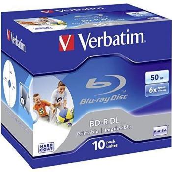 Verbatim Blu-Ray BD-R DL da 50 GB (Doppia Schicht)