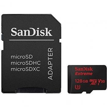 SanDisk 128GB MicroSDXC Extreme UHS-I Classe 10 90MB/s V30 U3
