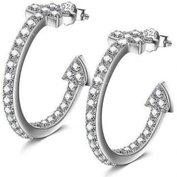 Pendientes NINAMISS Plata/Dorado con Caja de Regalo