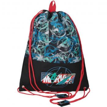Mochila Saco Marvel Escudo Negro