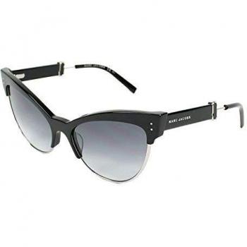 Marc Jacobs Gafas de Sol Marc 128/S 9O 807 55, Negro (Black/Dark Grey SF), Mujer