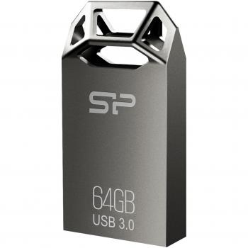 Chiavetta USB 3.0 Silicon Power SP064GBUF3J50V1T Jewel J50 Mini 64 GB Titanio