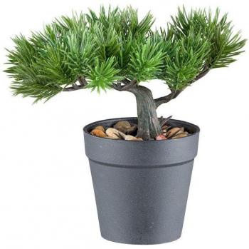 Creativ Green Kunstbonsai „Bonsai Kiefer“ – 2‑Auswahl-Set