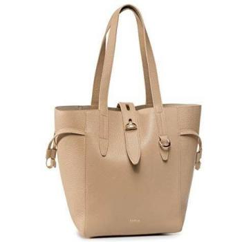 FURLA Tote Mediano Net de Piel Camel