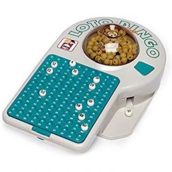 Chicos-Bingo Lotería electrónica con 24 cartones y 90 bolas imborrables