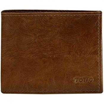 TOTTO Cartera de Cuero Hombre Estampados