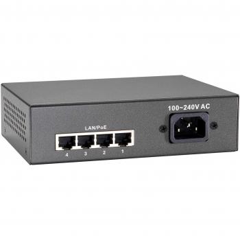LevelOne FEP-0511 Fast Ethernet (10/100) Grigio Supporto Power over Ethernet (PoE)