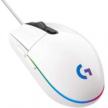 Logitech G203 LIGHTSYNC Mouse Gaming con Illuminazione RGB, Personalizzabile, 6 Pulsanti Programmabili, Sensore per Gaming, Tracciamento a 8.000 DPI, Peso Ridotto
