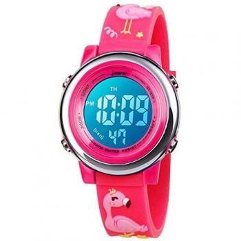 Reloj Digital para Niños con Luz de 7 Colores BIGMEDA
