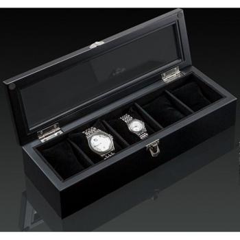 Caja Elegante de Relojes en Madera