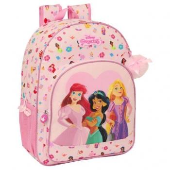 SAFTA | MOCHILA DE 33 CM ADAPT.CARRO PRINCESAS DISNEY SUMMER ADVENTURES
