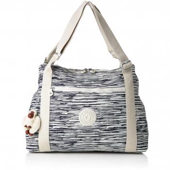 Kipling Little Pumpkin Bolso Bandolera, 44 cm, 20 Liters, Scribble Lines