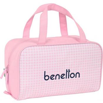 Benetton Vichy Neceser 31x14x19