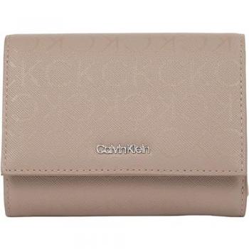 Billetera Triple Plegada CK Beige 2024