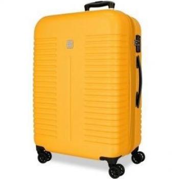 Maleta Mediana Roll Road India rígida 70cm ocre