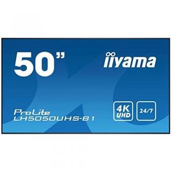 Iiyama LH5050UHS-B1 visualizzatore di messaggi 127 cm (50) LED Ultra HD Video wall Nero